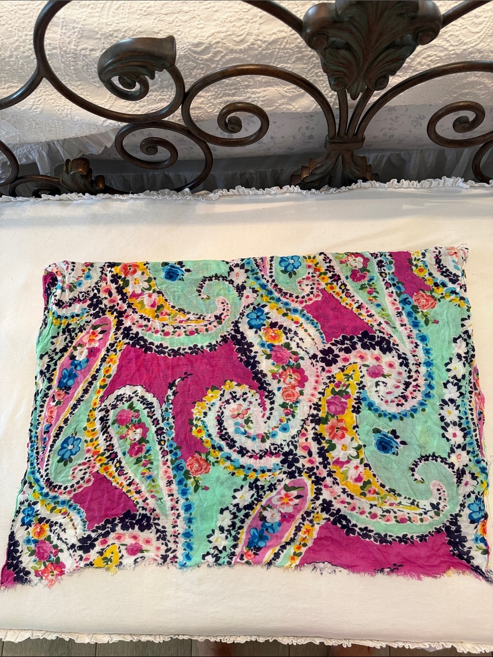 Vera Bradley Wildflower Paisley Scarf